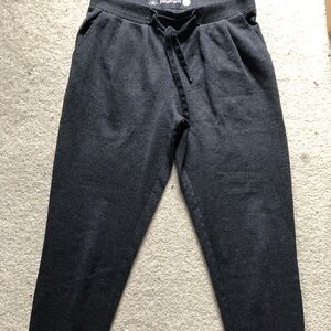 Betabrand Soho Yoga Slit Dress Pant Joggers Womens Size Petite Small dark Gray